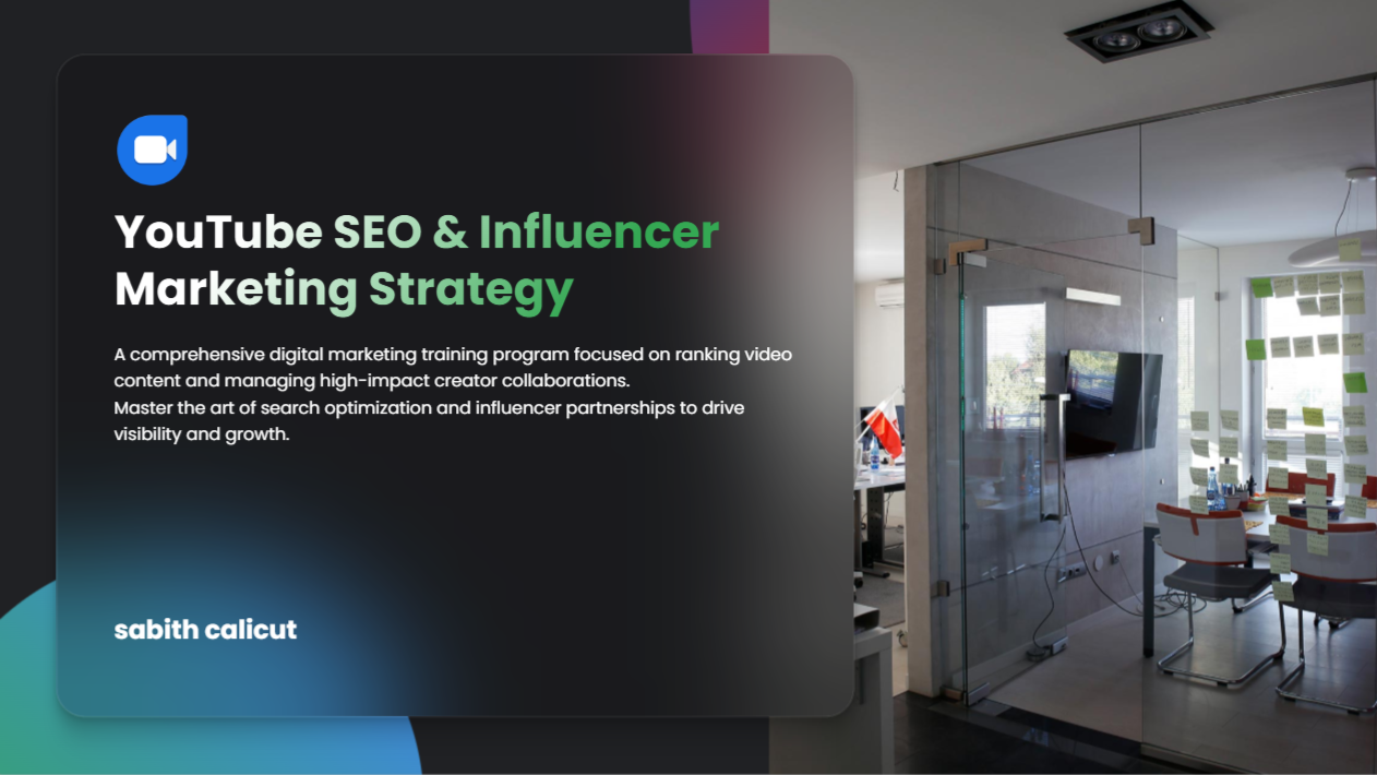 YouTube SEO & Influencer Marketing Strategy
